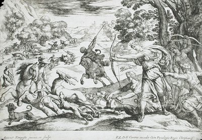 Hirschjagd von Antonio Tempesta