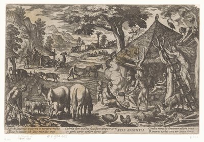 Silbernes Zeitalter Vier Zeitperken der Welt (Serie) von Antonio Tempesta