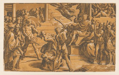 Martyrium der heiligen Petrus und Paulus von Antonio da Trento