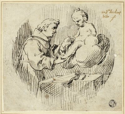 Der heilige Antonius von Padua mit dem Jesuskind von Antonio del Castillo y Saavedra