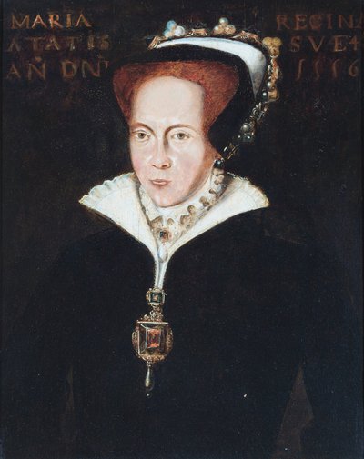 Porträt von Königin Mary von Antonis (after) Mor