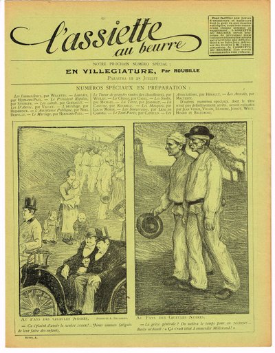 Titelblatt von „The Butter Plate“, Satirical in Colors von Aristide Delannoy