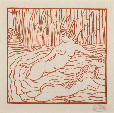 Galatea im Wasser von Aristide Maillol