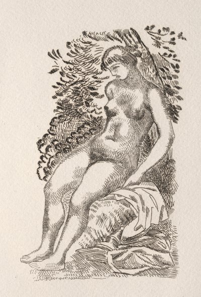Illustration zu einem Gedicht von Pierre de Ronsard von Aristide Maillol