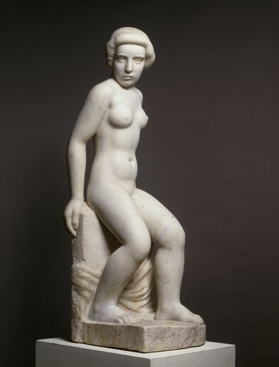 Nacktes Mädchen und Drapierung von Aristide Maillol