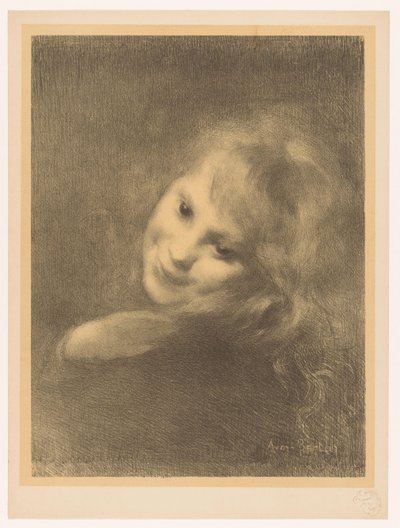 Lächelndes Mädchen von Armand Berton