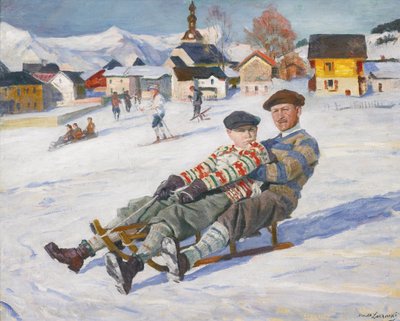 Carol II. von Rumänien und Prinz Michael von Rumänien von Arnold Borisovich Lakhovsky