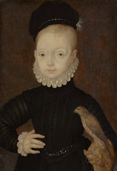 James VI und I, 1566 - 1625. König von Schottland 1567 - 1625. König von England und Irland 1603 - 1625 (als Junge) von Arnold Bronckorst