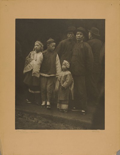 Eine gemischte Menge, Old Chinatown - San Francisco von Arnold Genthe
