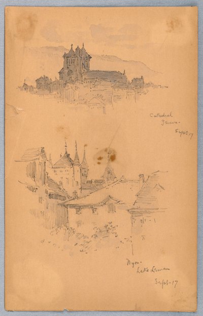 Nyon, Kathedrale von Genf von Arnold William Brunner