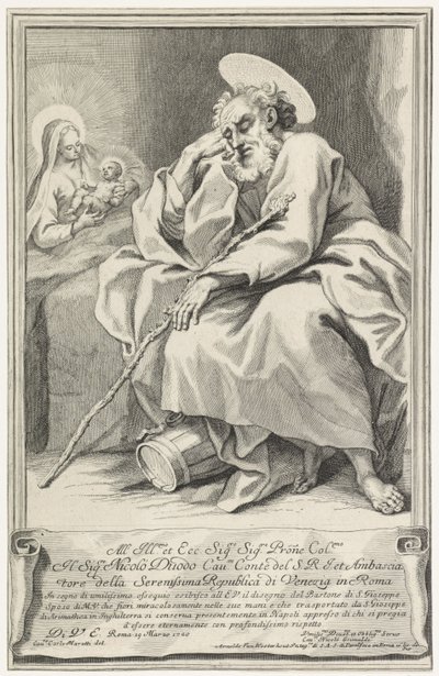 Schlafender Josef von Arnold van Westerhout