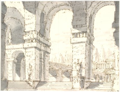 Palastanlage mit Arkaden von Aron Wallick