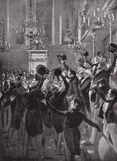 Die Verabschiedung der zweiten Lesung des ersten Reformgesetzes von Arthur David (after) McCormick