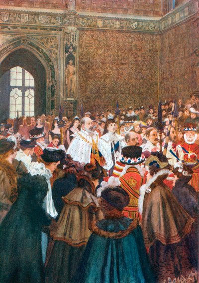 Die Eröffnung des Parlaments durch König Edward VII. von Arthur David (after) McCormick