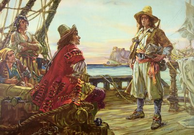 Rekrutierung für ein Piratenschiff im 17. Jahrhundert von Arthur David McCormick