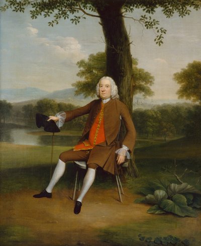 Porträt eines sitzenden Gentlemans von Arthur Devis