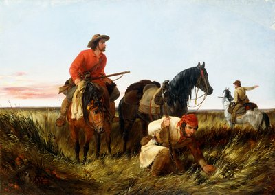 Fallensteller auf der Spur: Im Fehler, 1851 von Arthur Fitzwilliam Tait
