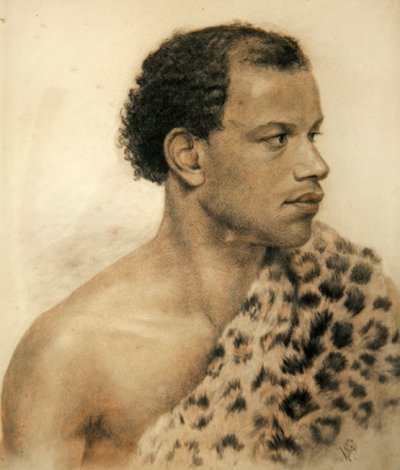 Porträt eines Afrikaners von Arthur George Walker