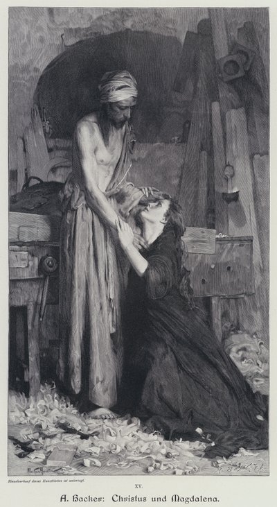 Christus und die Magdalena von Arthur Hacker
