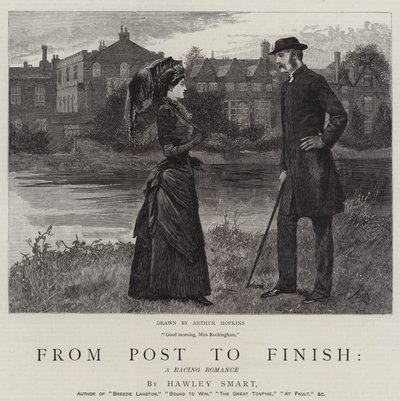 Von Post zu Ziel, eine Rennromanze von Arthur Hopkins
