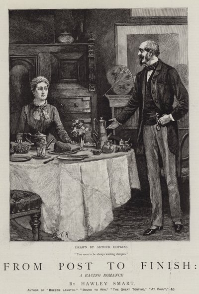 Von Post zu Ziel, eine Rennromanze von Arthur Hopkins