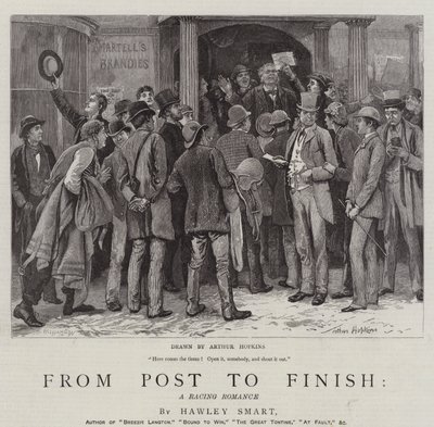 Von Post zu Ziel, eine Rennromanze von Arthur Hopkins