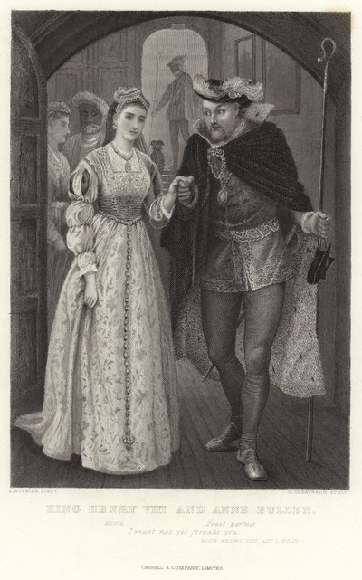 König Heinrich VIII. und Anne Bullen, König Heinrich VIII., Akt I, Szene IV von Arthur Hopkins