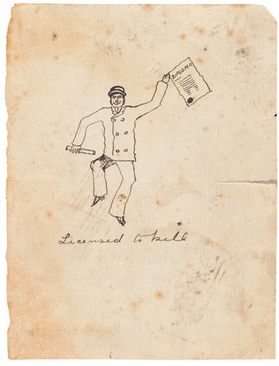 Selbstporträt von Arthur Ignatius Conan Doyle
