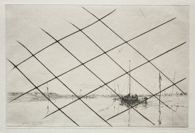 Austernbänke (Am Essex Creek bei Ebbe) von Arthur John Trevor Briscoe