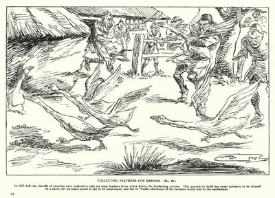 Federn für Pfeile sammeln von Arthur Moreland