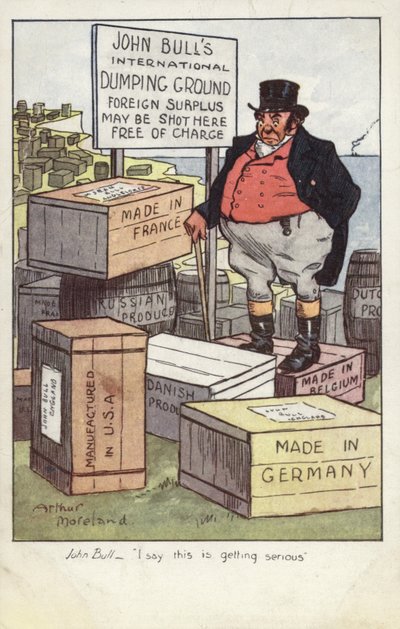 John Bulls internationaler Müllplatz von Arthur Moreland