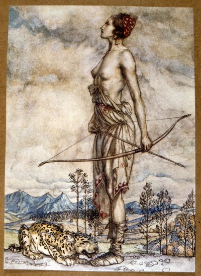 Comus, ein Maskenspiel zu Ehren der Keuschheit von Arthur Rackham