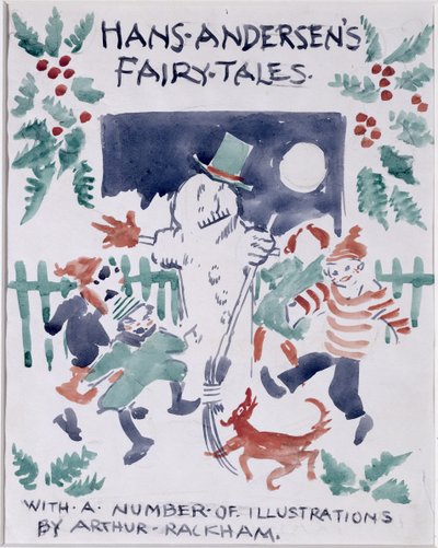 Titelbildskizze für Hans Andersens Märchen von Arthur Rackham