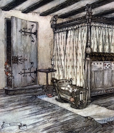 Illustration von Arthur RACKHAM für Ein Sommernachtstraum von William SHAKESPEARE von Arthur Rackham