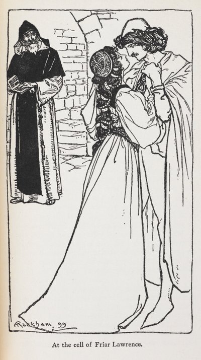 Illustration der unglücklichen Liebenden in 