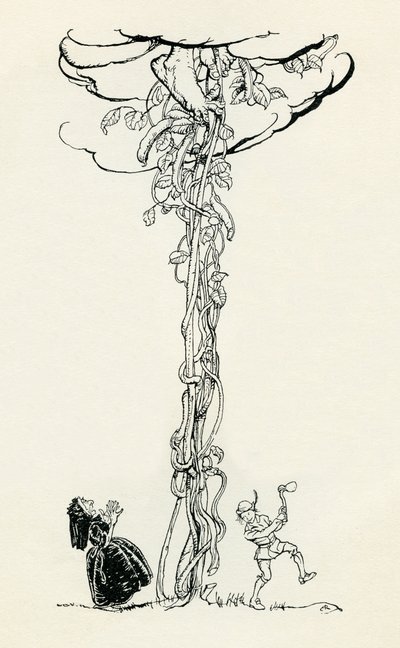Jack und die Bohnenranke von Arthur Rackham