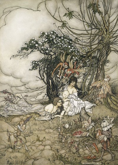 Der Wechselbalg, 1905 von Arthur Rackham