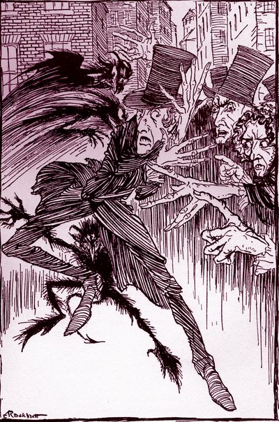 Der Dämon der Perversität von Arthur Rackham