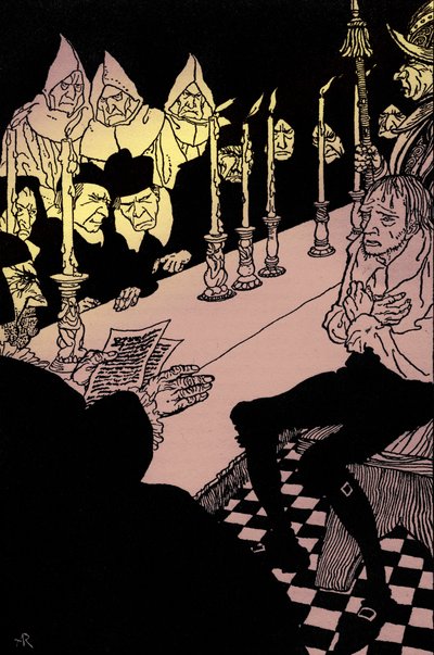 Die Grube und das Pendel von Arthur Rackham