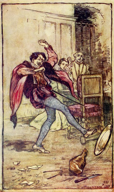 Der Widerspenstigen Zähmung von Arthur Rackham