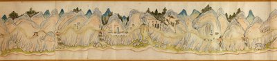 16.000. geliefert. Norden ist nach rechts ausgerichtet. Relief wird bildlich dargestellt. Zeigt den Wei-Fluss in Baoji Xian, Shanxi Sheng bis Shu Dao an der Grenze Shanxi-Sichuan. Zeigt Siedlungen, Rastplätze, Stationen, Gasthäuser, Tempel, Gebirgspässe, M von Arthur W. Hummel