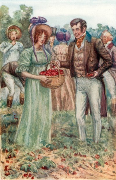 Illustration für Emma von Jane Austen von Arthur Wallis Mills