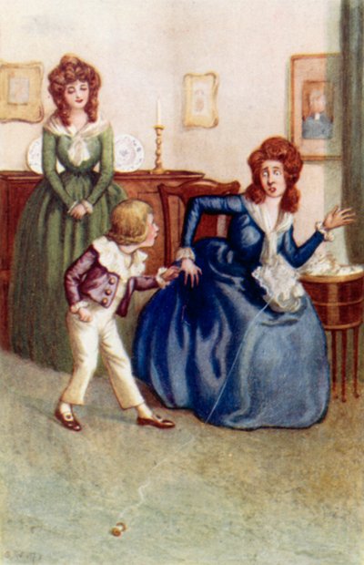 Illustration für Stolz und Vorurteil von Jane Austen von Arthur Wallis Mills