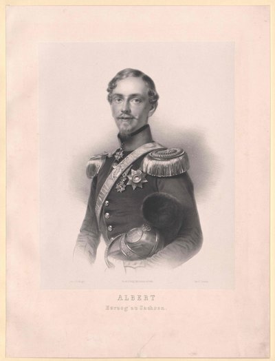 Albert I König von Sachsen von Artist Unknown