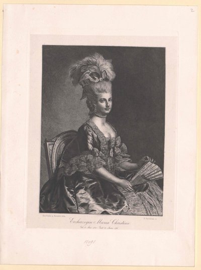 Erzherzogin von Österreich Marie Christine von Artist Unknown