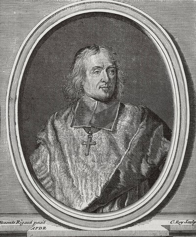 BOSSUET, Jacques-Benigne (1627-1704). Englischer Theologe und Bischof. Porträtkopie vom Original von Hyacinthe Rigaud von Artist Unknown
