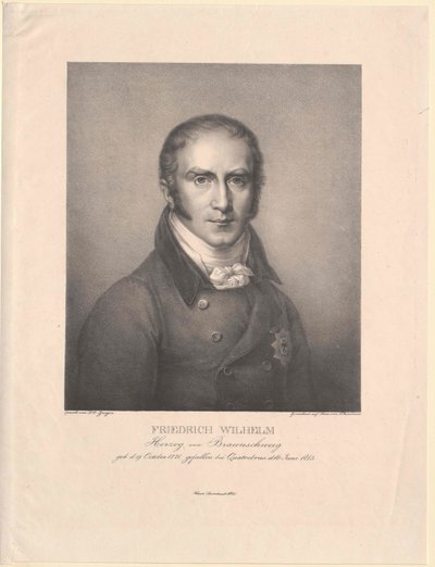 Herzog von Braunschweig-Oels Friedrich Wilhelm von Artist Unknown