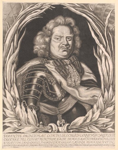 Kurfürst von Sachsen Johann Georg III von Artist Unknown