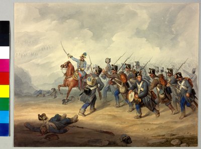 FML Franz Heinrich Graf Schlik in der Schlacht von Artist Unknown
