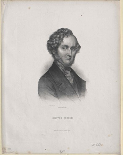 Hector Berlioz (Druck) von Artist Unknown